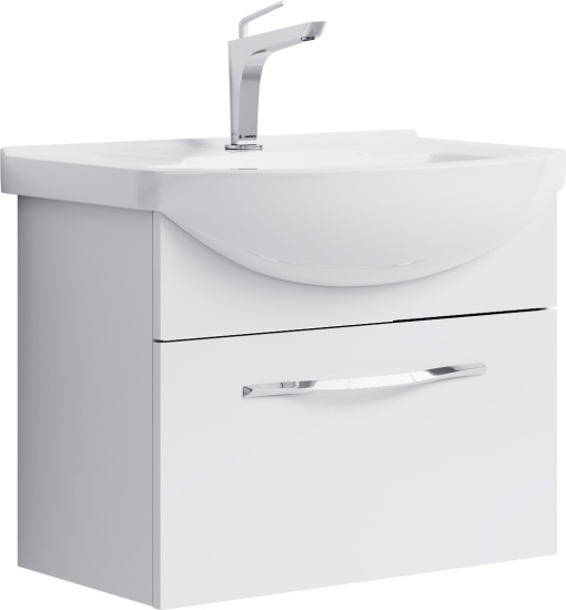 Тумба с раковиной Aqwella Allegro 65 с 1 ящиком