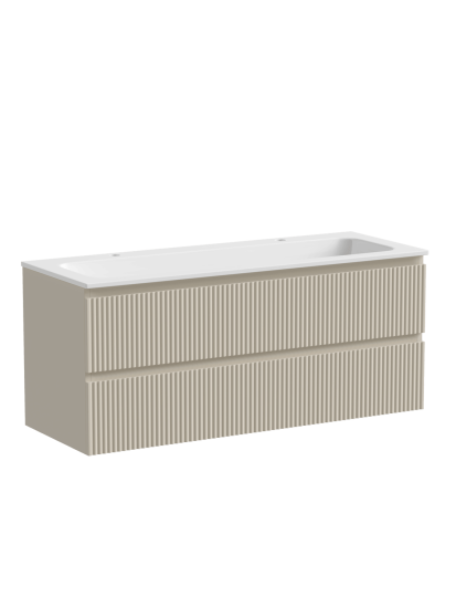 Тумба с раковиной Sancos Snob R 120 Beige Soft SNR120CE, подвесная