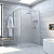 Душевой уголок Vegas Glass ZA-F NOVO 100*85 01 10, профиль белый, стекло сатин