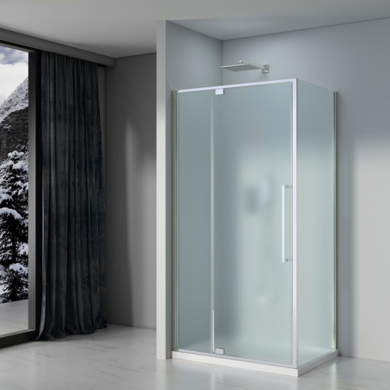 Душевой уголок Black&White Stellar Wind S812 CF 100х100