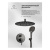 Душевая система Filarete Roun FL1029BG, графит Душевая система Filarete Roun FL1029BG, графит