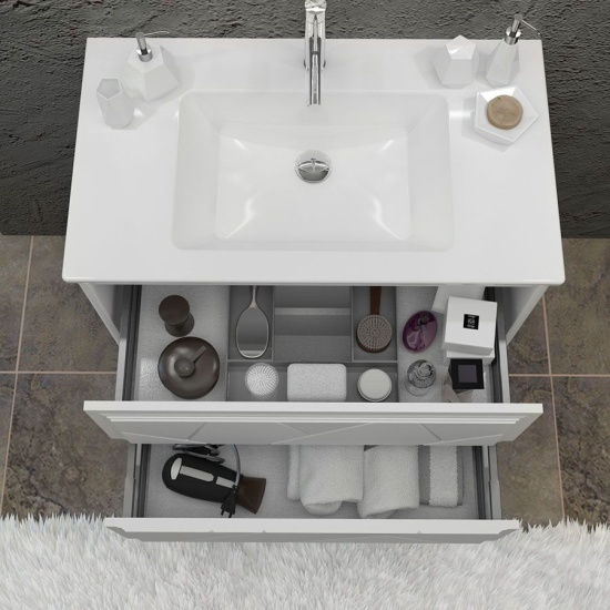 Мебель для ванной Opadiris Луиджи 90 белая