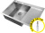 Мойка кухонная Zorg Inox X X-7851-L + дозатор в подарок Мойка кухонная Zorg Inox X X-7851-L + дозатор в подарок