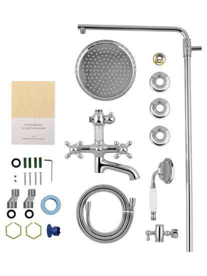 Душевая стойка Wonzon & Woghand Retro WW-88739020-CR