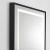 Зеркало BelBagno Kraft SPC-KRAFT-1085-685-TCH-WARM-NERO черное, с подсветкой и подогревом