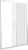Душевая дверь в нишу Good Door Latte WTW-110-C-WE