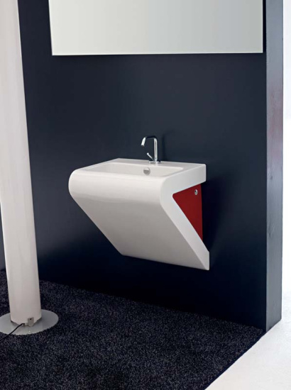Раковина ArtCeram LaFontana LFL002 бело-красный