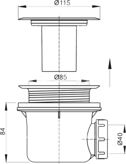 Поддон для душа RGW Stone Tray ST-158W 80х150