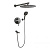 Душевая система Filarete Roun FL1026BG, графит