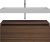 Тумба с раковиной Armadi Art Flat 100 подвесная, dark oak Тумба с раковиной Armadi Art Flat 100 подвесная, dark oak