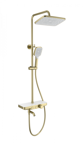 Душевая стойка Wonzon & Woghand WW-B3099-A-BG с термостатом