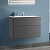 Тумба с раковиной Villeroy & Boch Finion 80 anthracite matt lacquer, с настенным освещением