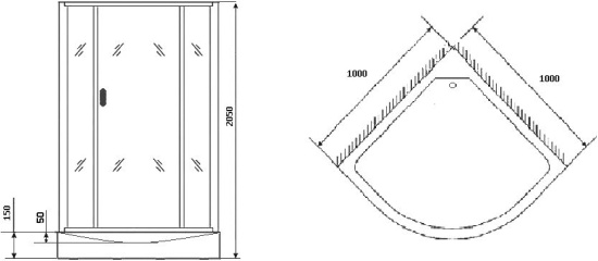 Душевая кабина Grossman GR270