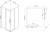 Душевой уголок Vincea Slim VSS-2SL900CL 90x90, профиль хром, стекло прозрачное