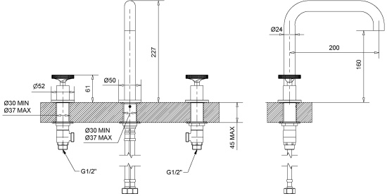 Смеситель для раковины Migliore Reversa 28194 хром