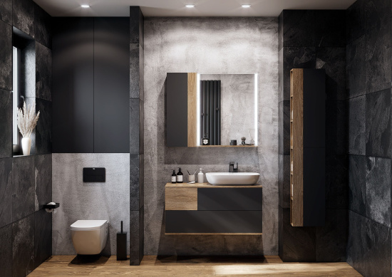 Зеркало Aquaton Терра 70 дуб кантри