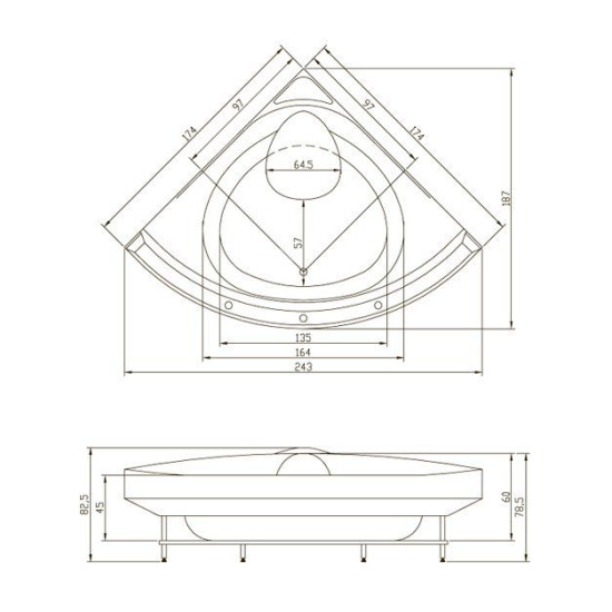 Акриловая ванна Aquatika Ультра 3D
