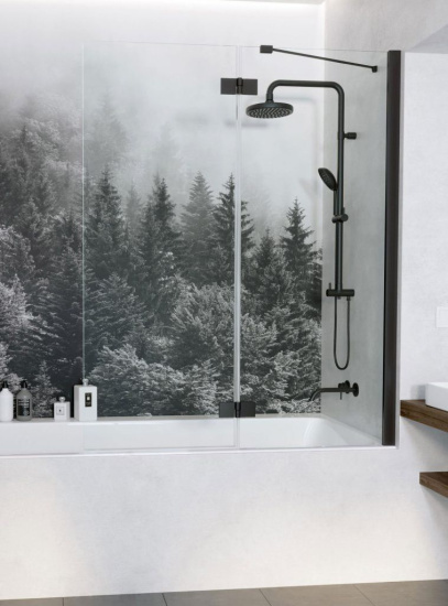 Шторка на ванну Radaway Essenza New Black PND II 100 R