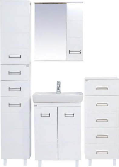 Пенал Misty Селена 35 L с бельевой корзиной