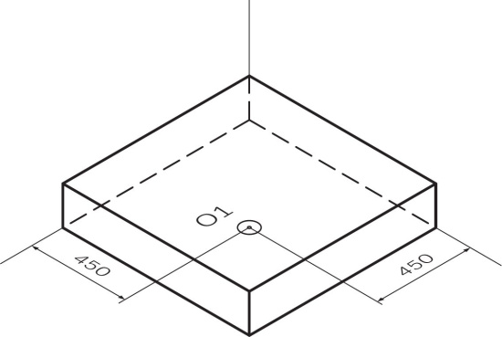 Поддон для душа Am.Pm Bliss L Square Slide 90x90