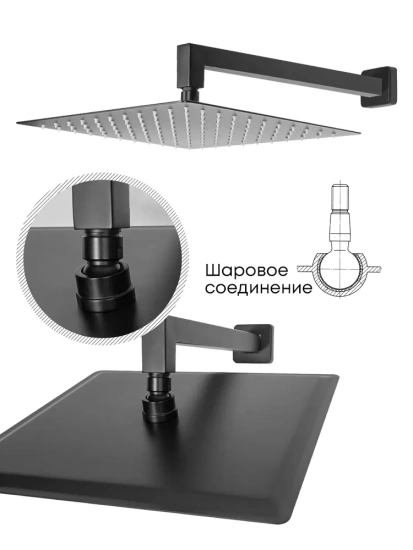 Душевая система Grocenberg GB5007BL