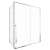 Душевой уголок Allen Brau Fantasy 2.0 120x90, профиль хром, стекло прозрачное