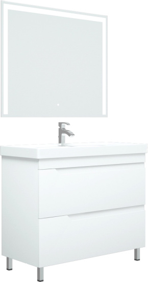 Тумба с раковиной Corozo Юта 100 напольная