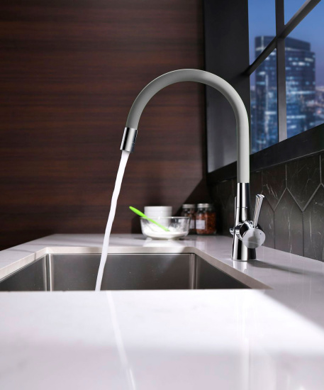Смеситель для кухни Lemark Comfort LM3075C-Gray