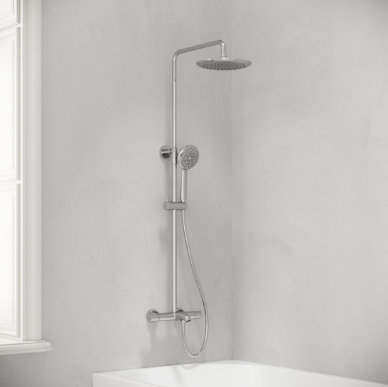 Душевая стойка Sancos Game SC3001LCH термостат, хром