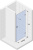 Душевая дверь в нишу Riho Scandic Mistral M101 100 см, R Душевая дверь в нишу Riho Scandic Mistral M101 100 см, R