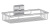 Полка Ellux Avantgarde AVA 013 22 см