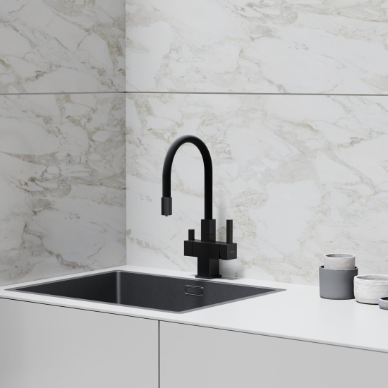 Смеситель для кухни Sancos Arno SC4005MB, матовый черный