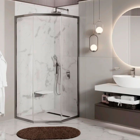 Душевой уголок Wasserkraft Naab 86S38 100х100 см