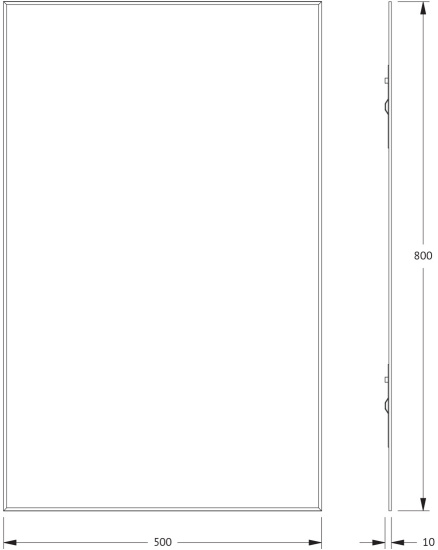 Зеркало Evoform Standard BY 0218 50x80
