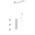 Душевая система Wonzon & Woghand WW-D4100-MW с термостатом