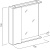 Зеркало BelBagno Marino 70 L Зеркало BelBagno Marino 70 L
