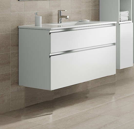 Тумба с раковиной Sanvit Стрит Box 90 L белая