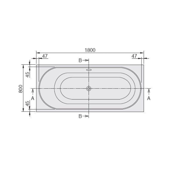 Квариловая ванна Villeroy & Boch Cetus UBQ180CEU2V-01
