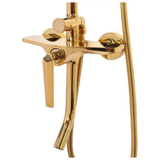 Душевая стойка Hansberge H5068GO, золото