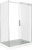 Душевой уголок Good Door Galaxy WTW+SP-C-В 130x80, профиль черный
