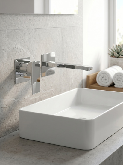 Смеситель для раковины Fiore Kube 100CR7597, хром