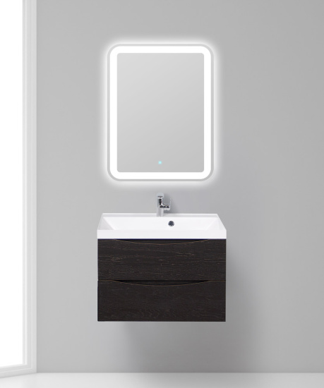 Тумба с раковиной BelBagno Marino 70 rovere cioccolato amaro