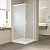 Душевой уголок Vegas Glass ZA NOVO 80 01 10 профиль белый, стекло сатин матовое