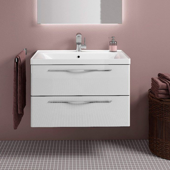 Мебель для ванной Sanvit Тандем 80 белый глянец