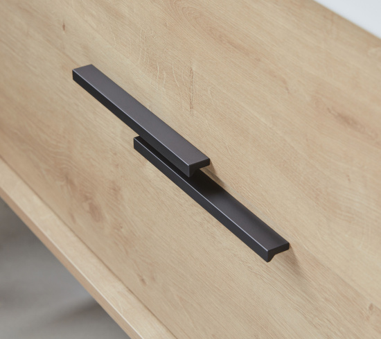 Тумба с раковиной Jacob Delafon Vivienne 80 арлингтонский дуб, ручки на выбор