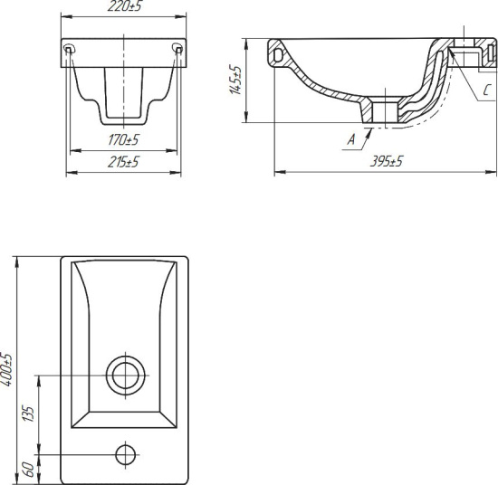 Мебель для ванной Emmy Мони 40 R