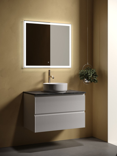 Тумба с раковиной Sancos Snob R 80 Bianco SNR80W, подвесная