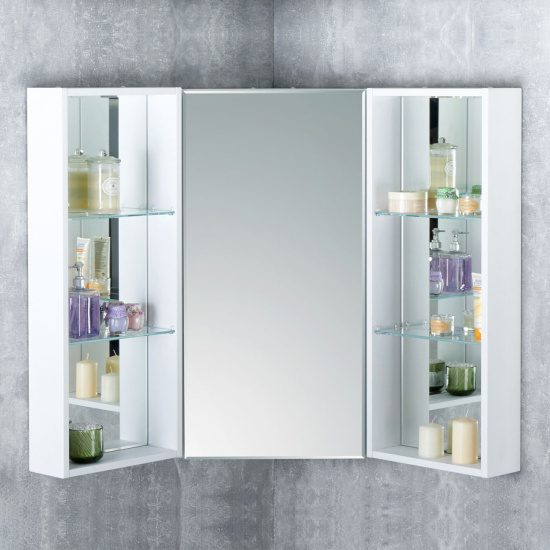 Зеркало-шкаф Aquaton Кантара дуб полярный