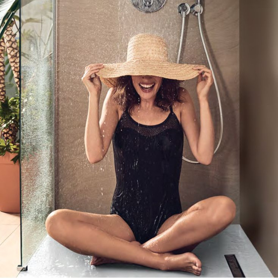 Поддон для душа Jacob Delafon Surface 140х90 с сифоном + крышка для сливного отверстия