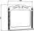 Зеркало Bellezza Кантри 105 Зеркало Bellezza Кантри 105